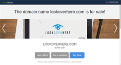Desktop Screenshot of lookoverhere.com