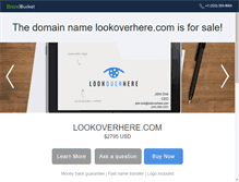 Tablet Screenshot of lookoverhere.com